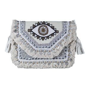 9209 Embroidered Evil Eye bohemian bag Envelope Shoulder Bag Tote Handbags